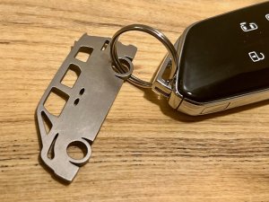 Keychain - VW ID. BUZZ Silhouette Design